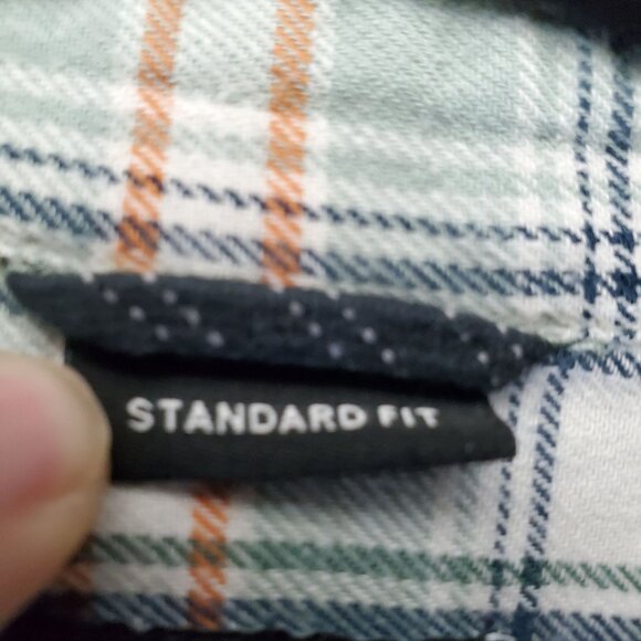 Prana Shirt Womens Small Green Plaid Flannel Organic Cotton Button Up - Picture 3 of 9